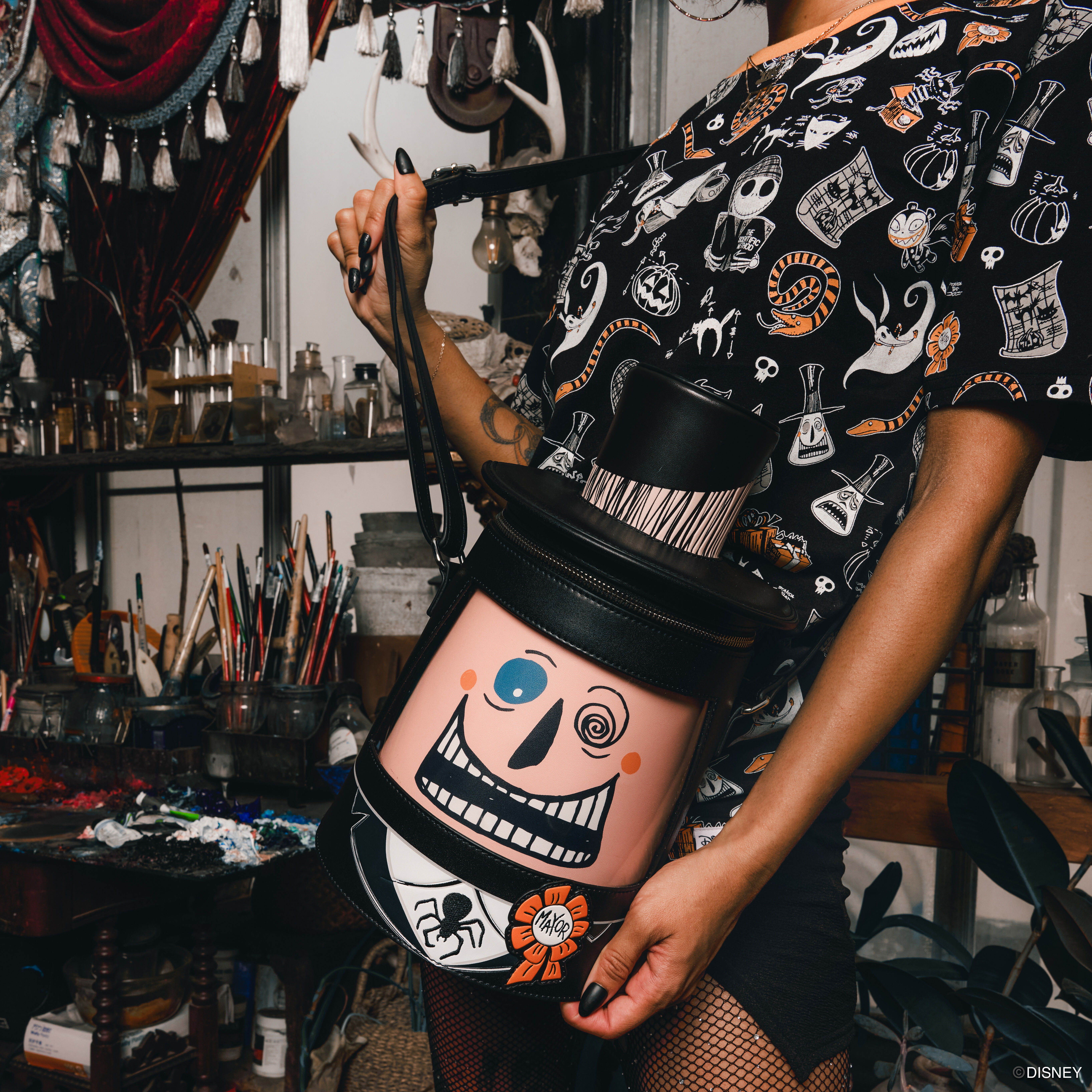 Nightmare before christmas bag loungefly best sale